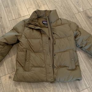 Army Green Patagonia Puffy Jacket